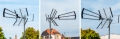 Antena kierunkowa DVB-T2 do TV naziemnej MUX8 filtr LTE HD 4K UHF VHF 120 km aktywna na 3 TV Vayox 2000