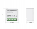 Mini podwójny przekaźnik gniazdko włącznik dopuszkowy 3500 W 10 A WiFi Tuya