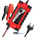 Mocny inteligentny prostownik samochodowy ładowarka akumulatora LCD 12/24 V 10 A automat