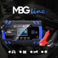 Mocny inteligentny prostownik samochodowy ładowarka akumulatora LCD 12/24 V 8 A automat