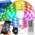 Taśma LED RGB WiFi Bluetooth z pilotem IP20 5 m