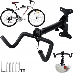 Wieszak na rower na ścianę mocny uchwyt rowerowy wytrzymały hak do 30 kg