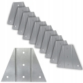 Zestaw 10x ocynkowana płyta łączeniowa typ T do profilu 3040