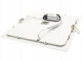 Panel plafon lampa LED podtynkowy sufitowy kwadrat biały 18 W CCD Dentro B-Line