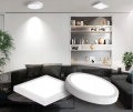 Panel plafon lampa LED natynkowy sufitowy kwadratowy czarny 18 W CCD Luma B-Line