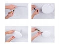 Panel plafon lampa LED natynkowy sufitowy kwadratowy czarny 18 W CCD Luma B-Line