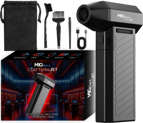 Mocna elektryczna dmuchawa sprężone powietrze kompresor Air Duster do kurzu 140000 obr/min