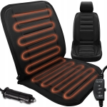 Mata grzewcza na fotel fotele samochodowy podgrzewanie siedzenia pilot 12 V 48 W czarna