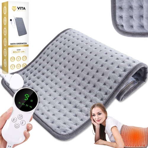 Poduszka elektryczna koc rozgrzewający termofor na bolące stawy mięśnie plecy