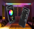 Sterownik taśm cyfrowych WLED Magic Pixel RGBIC WiFi ESP32 Home Assistant WS281x mikrofon