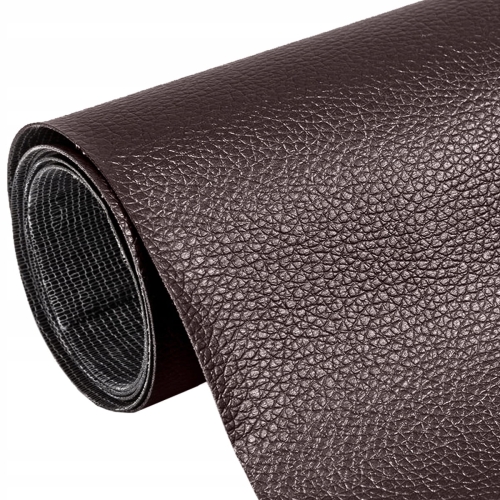 Skóra samoprzylepna łaty skórzane skaj 137 x 100 kawowa