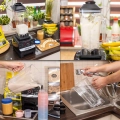 Blender ręczny mikser wielofunkcyjny kielichowy 2x kielich młynek 3800 W