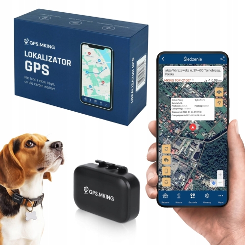 Lokalizator GPS 4G bez abonamentu dla psa kota uchwyt na obrożę aplikacja 700 mAh