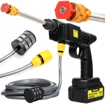 Myjka ciśnieniowa akumulatorowa bezprzewodowa ogrodowa zestaw do mycia okien kostki 30 bar