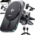 Uchwyt samochodowy na telefon MagSafe QI2 ładowarka bezprzewodowa 15 W certyfikat iPhone