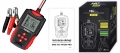 Profesjonalny cyfrowy tester akumulatora miernik precyzyjny do baterii 12 V 24 V LCD
