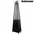 Parasol grzewczy ogrzewacz tarasowy gazowy 13 kW Piramida Cheopsa czarny