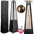 Parasol grzewczy ogrzewacz tarasowy gazowy 13 kW Piramida Cheopsa czarny