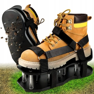 Aerator wertykulator na buty do napowietrzania trawnika trawy duże kolce