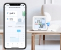 Czujnik sensor temperatury wilgoci automatyzacja procesów LCD WiFi Tuya