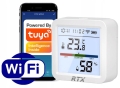 Czujnik sensor temperatury wilgoci automatyzacja procesów LCD WiFi Tuya