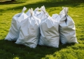 Worki parciane na 50 kg na gruz zboże węgiel brykiet piasek 65 x 105 cm obszyte 10 szt. 