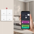 Pilot Przycisk ZigBee Tuya 4 kanały 12 scen Home Assistant ZigBee2MQTT ZHA