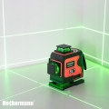 Poziomica laserowa płaszczyznowa 4D 360 Pro laser krzyżowy zielony 16 linii 3000 mAh