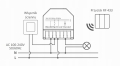 Przekaźnik odbiornik 16 A 230 V RF433 MHz Matter WiFi Apple HomeKit Google