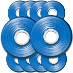 10x taśma 33 m do tapenera zszywacza ogrodowego do wiązania roślin - niebieska