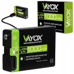 Akumulator do latarek czołowych USB-C 3,7 V 1000 mAh Vayox