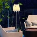 Lampa solarna stojąca podłogowa ogrodowa Piano 1,5 W CW + RGB IP65 czujnik zmierzchu