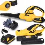 Dmuchawa elektryczna bezprzewodowa do liści ogrodowa 220 km/h 2000 mAh 20 V