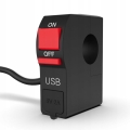 Przełącznik włącznik motocyklowy ładowarka USB 16