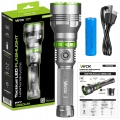Latarka taktyczna akumulatorowa wodoodporna Vayox Pro LED zoom USB-C IPX7 1000 lm