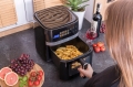 Frytkownica beztłuszczowa Air Fryer frytownica czarna panel LED 5 l / 1400 W Linbox czarna