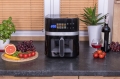 Frytkownica beztłuszczowa Air Fryer frytownica czarna panel LED 5 l / 1400 W Linbox czarna