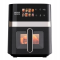 Frytkownica beztłuszczowa Air Fryer frytownica czarna panel LED 5 l / 1400 W Linbox czarna