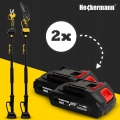 Piła łańcuchowa gałęziówka akumulatorowa + sekator 2x akumulator wysięgnik 200 cm
