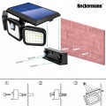 Lampa solarna ogrodowa uliczna zewnętrzna 74 LED 150 W czujnik ruchu zmierzchu