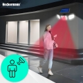 Lampa solarna ogrodowa uliczna zewnętrzna 74 LED 150 W czujnik ruchu zmierzchu