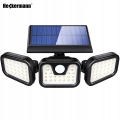 Lampa solarna ogrodowa uliczna zewnętrzna 74 LED 150 W czujnik ruchu zmierzchu