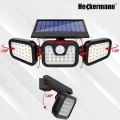 Lampa solarna ogrodowa uliczna zewnętrzna 74 LED 150 W czujnik ruchu zmierzchu
