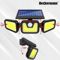 Lampa solarna ogrodowa uliczna zewnętrzna 171 LED 150 W czujnik ruchu zmierzchu