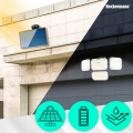 Lampa solarna ogrodowa uliczna zewnętrzna 333 LED 180 W czujnik ruchu zmierzchu osobny panel