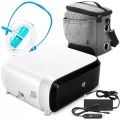 Koncentrator tlenu przenośny mobilny domowy ultra cichy 3 l 30% profesjonalny zestaw