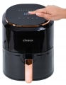 Frytkownica beztłuszczowa Air Fryer frytownica czarna panel kolorowe ikony 4,5 l / 1400 W Linbox