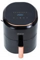 Frytkownica beztłuszczowa Air Fryer frytownica czarna panel kolorowe ikony 4,5 l / 1400 W Linbox