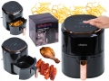 Frytkownica beztłuszczowa Air Fryer frytownica czarna panel kolorowe ikony 4,5 l / 1400 W Linbox