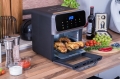 Frytownica beztłuszczowa piekarnik Air Fryer 8 l / 1600 W Linbox Inox